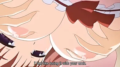 Incredible romance anime movie with uncensored group, big tits, bukkake scenes