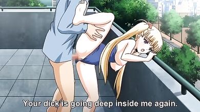Crazy campus anime video with uncensored big tits scenes