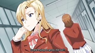 Exotic big tits hentai movie with uncensored group, anal, bukkake scenes