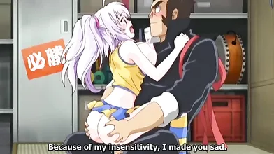 Horny adventure, comedy anime video with uncensored big tits scenes