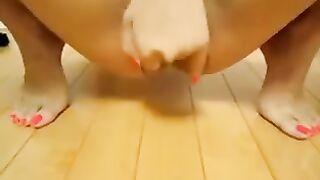 chinese woman fuck with cup