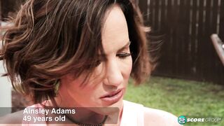 Super-hot MILF meets neighborhood meat