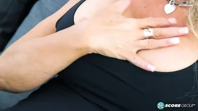 Big tits and fishnet stockings