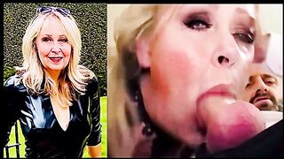 Slut Wife Deepthroats Cock Sucking Off