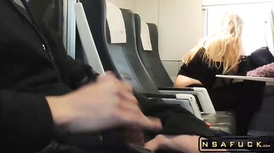 UNKNOWN  REAL TRAIN CUMSHOT IN THE MOUHT