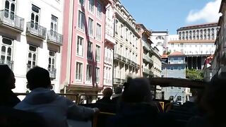 Slut Swallowing Cumr on a Tour Bus