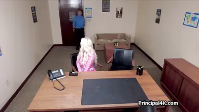 PAWG milf gets down on lucky principal