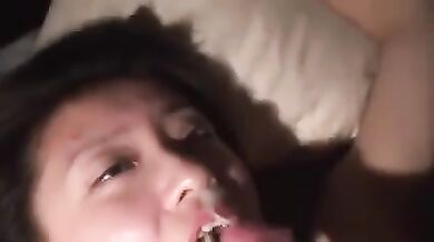 Chinese Girlfriend Swallow Cum