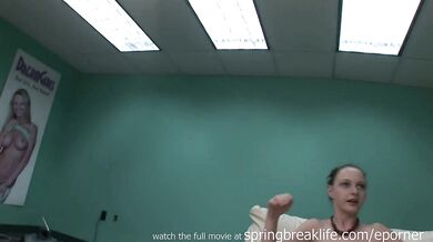 Girl Gets Naked On Couch