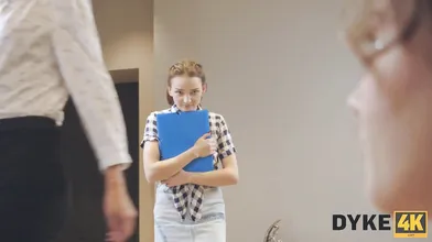 Lesbian Threesome is a Perfect Work Break for These Office Whores