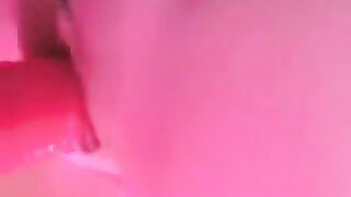 Busty Blonde Playing With An Inflatable Dildo
