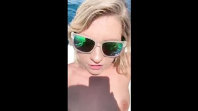Threesome On A Boat