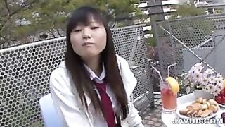 巨乳制服女子校生ナンパ！朝香涼