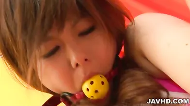 拘束電マ責めであいりみく昇天！