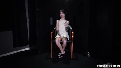 Gloryhole Secrets - Brunette Inked Babe Loves Deepthroating Cocks - Ray Ray