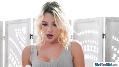 Busty masseuse is shocked to find a butt plug up clients ass