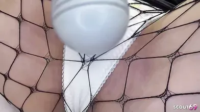 Japanese Teen with big natural Bouncing Boobs seduce to Old Young Creampie