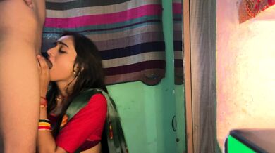 Beautiful Indian Wife Deep Throat Blowjob