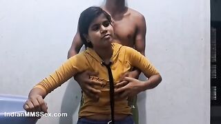 Horny 18 Year Old Indian College Girl Fucked Raw