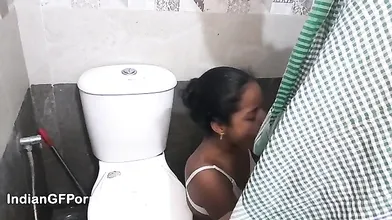 Indian girl sucking dick and bending over to take cock