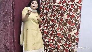 Rupali Indian Girl In Shalwar Suit Stripping Show