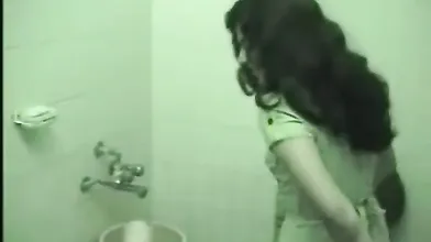 Young Indian Wife Taking Shower After Rough Sex