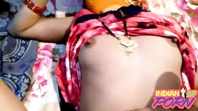 Playing With My Indian Girlfriend Boobs