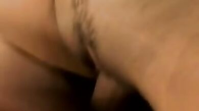 Hot Indian chick gets poked from behind and lying on her back
