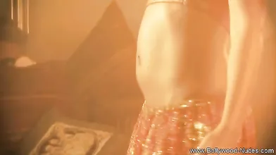 Indian Girlfriend Dancing Away The Night