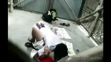 Indian teacher and student outdoor sex