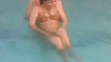 Indian college girl nude in pool
