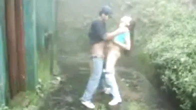 British Indian couple fuck in rain storm at hill station