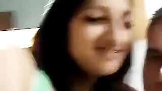 Indian Woman kissing her white boyfriend Desi NRI