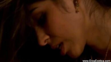 Brunette Goddess Sucking Indian Cock