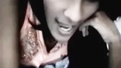 Webcam solo with an Indian chick flashing her tits