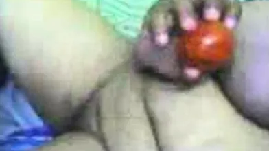 Fat, busty Indian BBW rubs her pussy