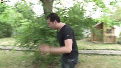 Sexy French Milf is fucked in her pussy and up her ass