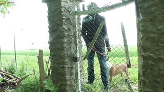 French Milf sucks a big black cock and takes it in her ass and pussy