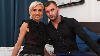 Hot Milf blowing her stud and gets fucked hard