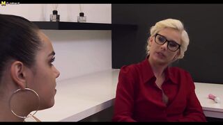 Two horny lesbians eat each other's pussies