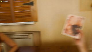 Four naughty housewives get into a very naughty game of pussylicking