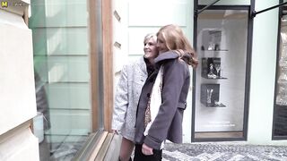 Two mature lesbians go all the way