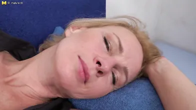 Naughty housewife fondled while sleeping in POV style