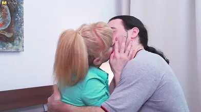 Horny housewife doing her lover
