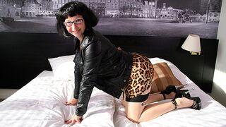 Naughty Dutch housewife getting frisky