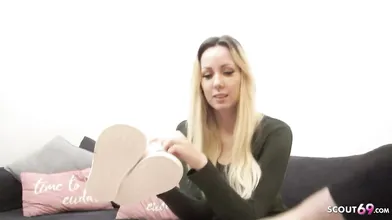 GERMAN SCOUT - Marie Cherie Casting Sex