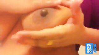 Indian mom Milking boobs