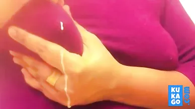 Indian mom Milking boobs