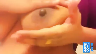 Indian mom Milking boobs