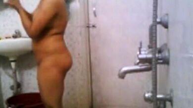 Indian College Babe In Hostel Shower